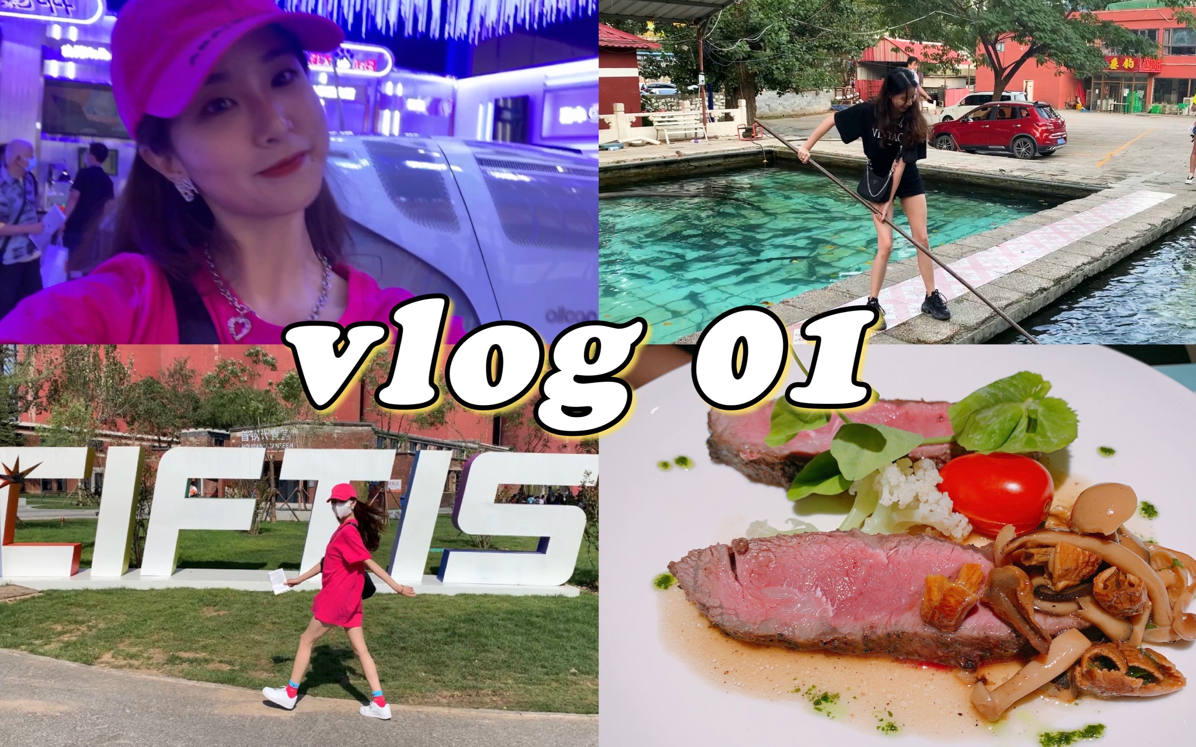 vlog01丨过生日丨打卡服贸会丨逛首钢园丨吃现捞烤鱼哔哩哔哩bilibili