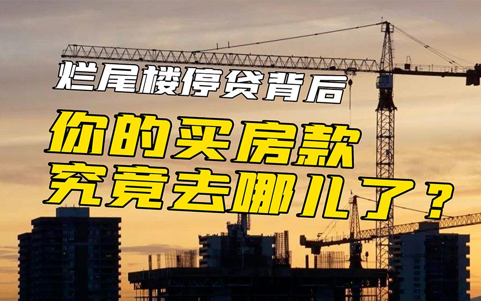 看懂集体停贷潮事件,独家揭秘你的买房款去哪儿了哔哩哔哩bilibili