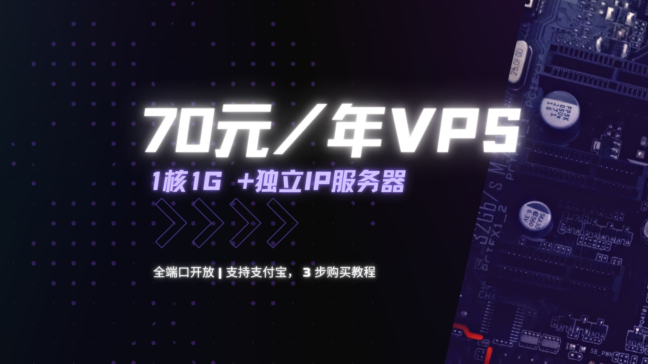 别再买贵VPS服务器!70元/ 年带独立IP,25端口可用,实测全端口+免实名附链接