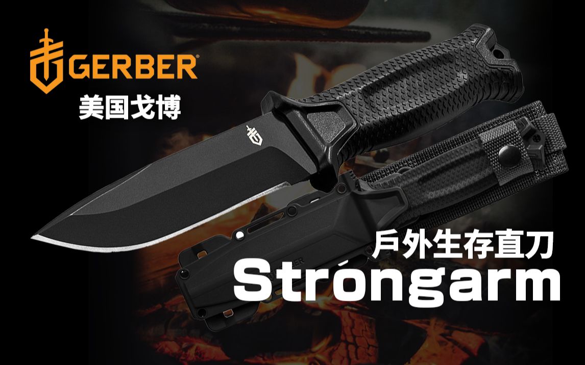 美国戈博 Gerber 最畅销直刀 STRONGARM哔哩哔哩bilibili