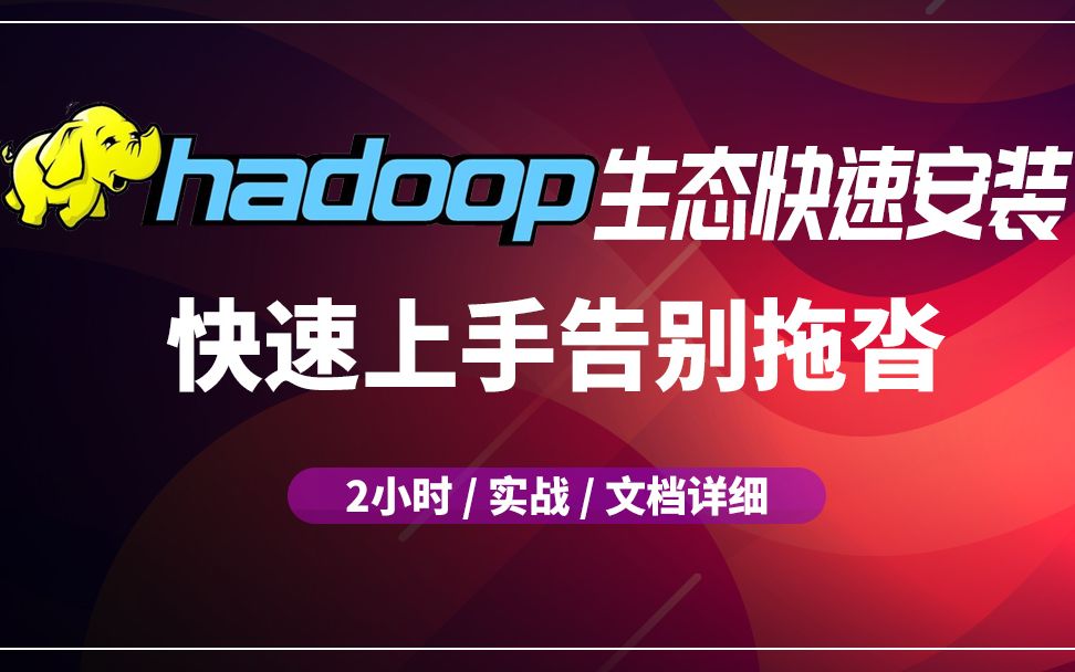 【海牛大数据】大数据课程/Hadoop精品实战大数据开发学习课程哔哩哔哩bilibili