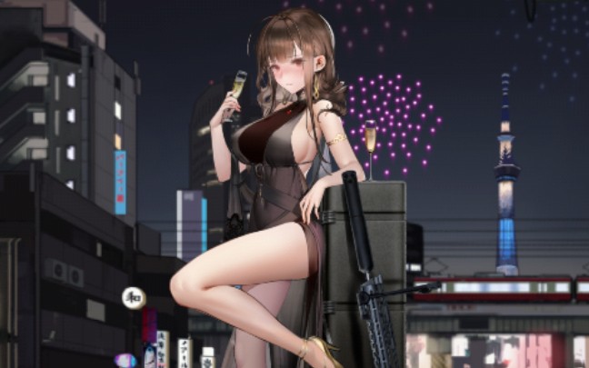 少女前线dsr最高出价live2d展示