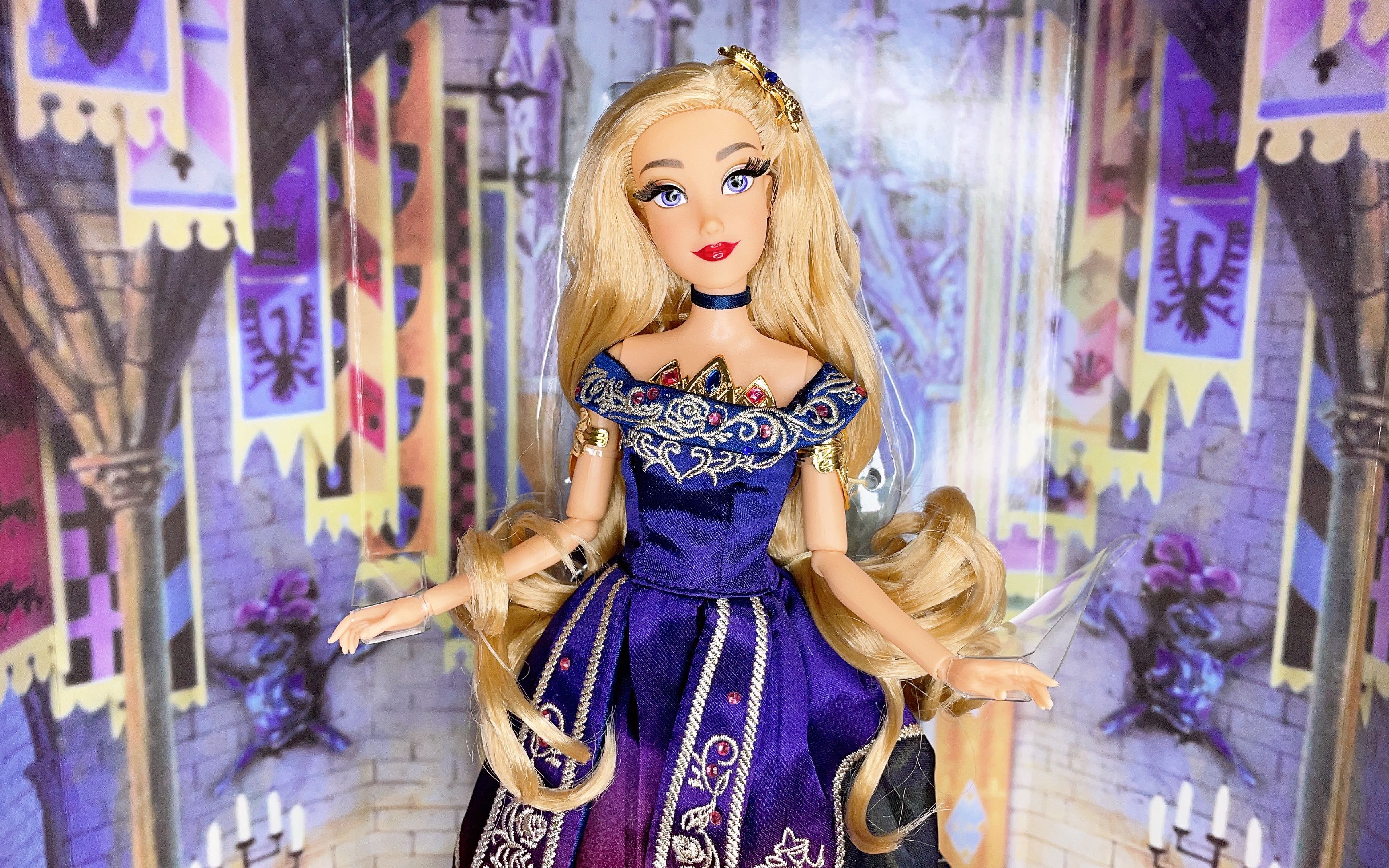 【开箱】迪士尼公主庆典限量版娃娃5:睡美人爱洛_哔哩哔哩_bilibili