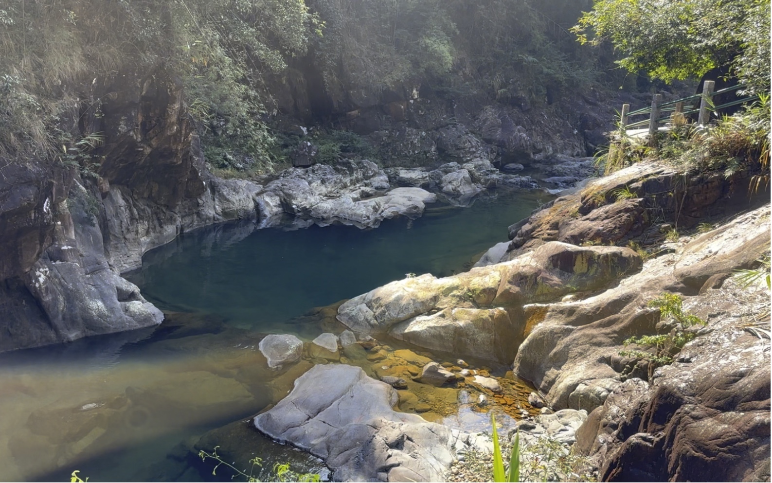 【wendy fu】广东惠州南昆山石河奇观行之六～小九寨沟等感觉