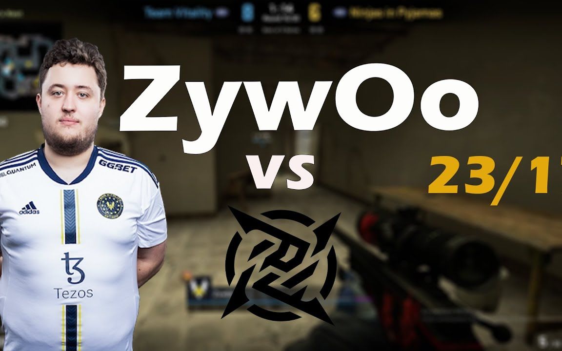 【csgo】pov vitality zywoo (23/17) vs ninjas in pyjamas (de
