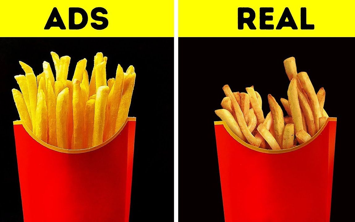 广告和实物差别能有多大?让你看看广告图是怎么diy出来的!