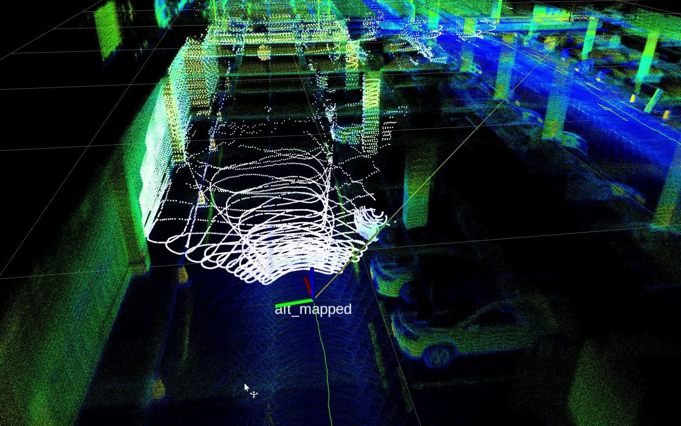 大疆Horizon固态激光雷达地下停车场建图哔哩哔哩bilibili