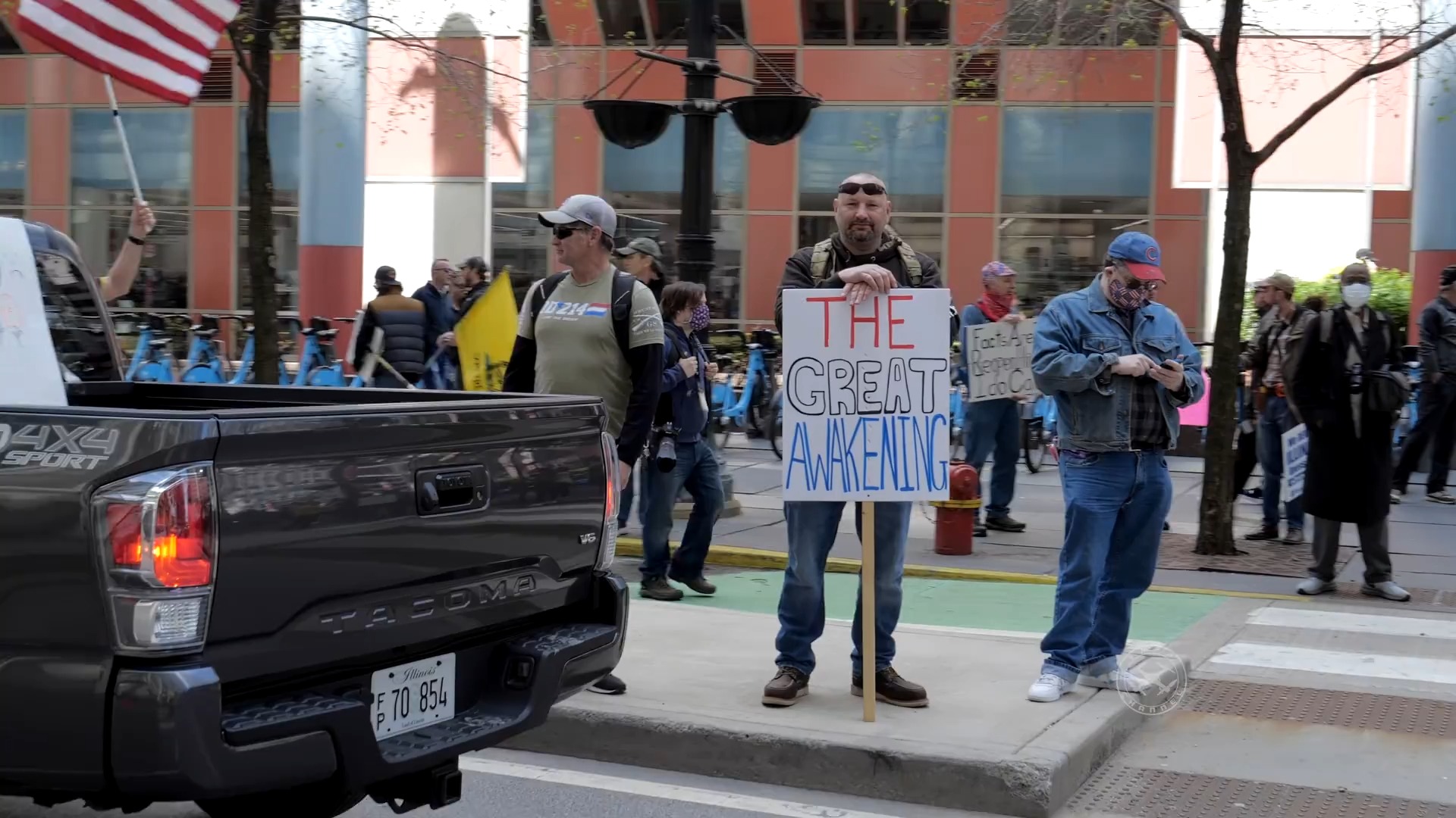 【顶尖航拍】新冠病毒下的芝加哥封城与抗议