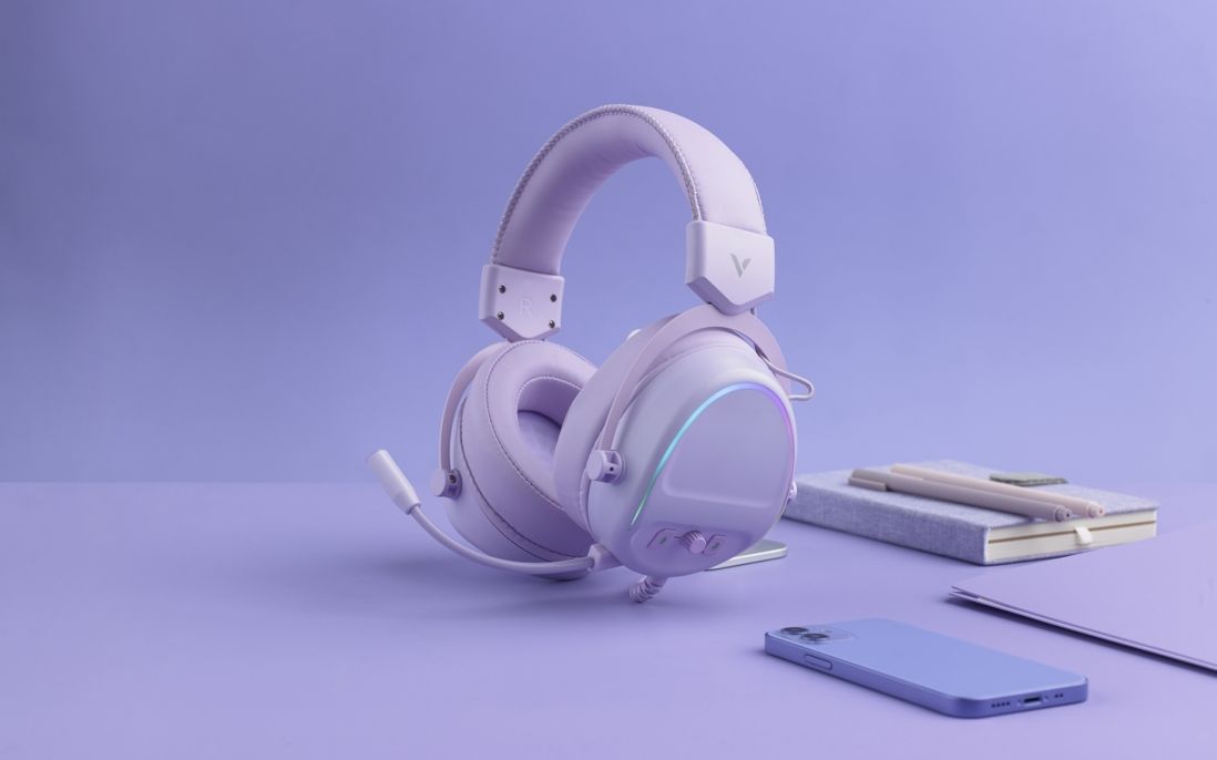 雷柏vh650游戏耳机的一天