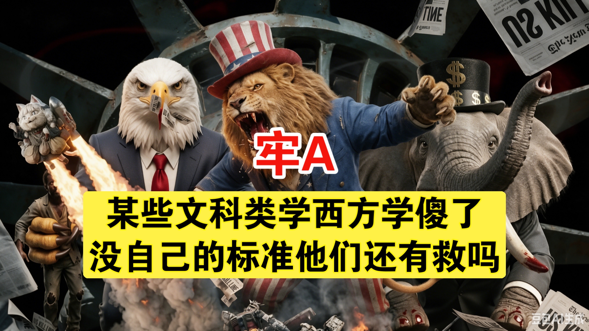 【牢A】某些文科类学西方学傻了，没自己的标准他们还有救吗？