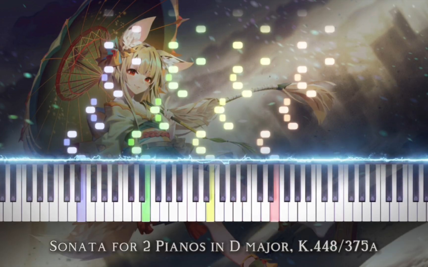 [图]【钢琴谱】莫扎特《Sonata for 2 Pianos in D major, K.448/375a》Piano | 特效钢琴