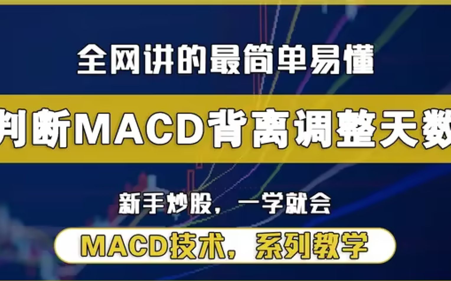 [图]不同时间级别下的macd顶背离或底背离，它的调整天数大致是多少天，一定要牢记！