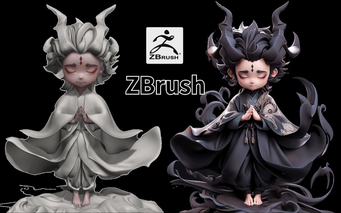 ZBrush必会的卡通雕刻教程哔哩哔哩bilibili