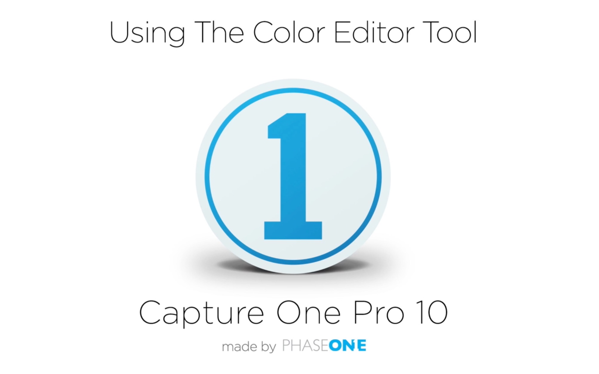 captureone10officialtutorial色彩编辑器