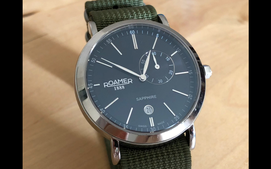 roamer罗马表 石英小三针 isa机芯 瑞士制造