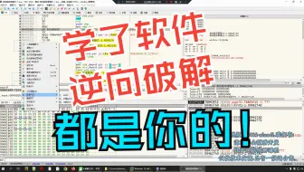4.软件逆向破解方法1：字符串搜索法水印版 - 小白软件破解反汇编逆向安全工程师2025最新【游戏安全，软件安全，网络安全，CTF比赛必备基础】
