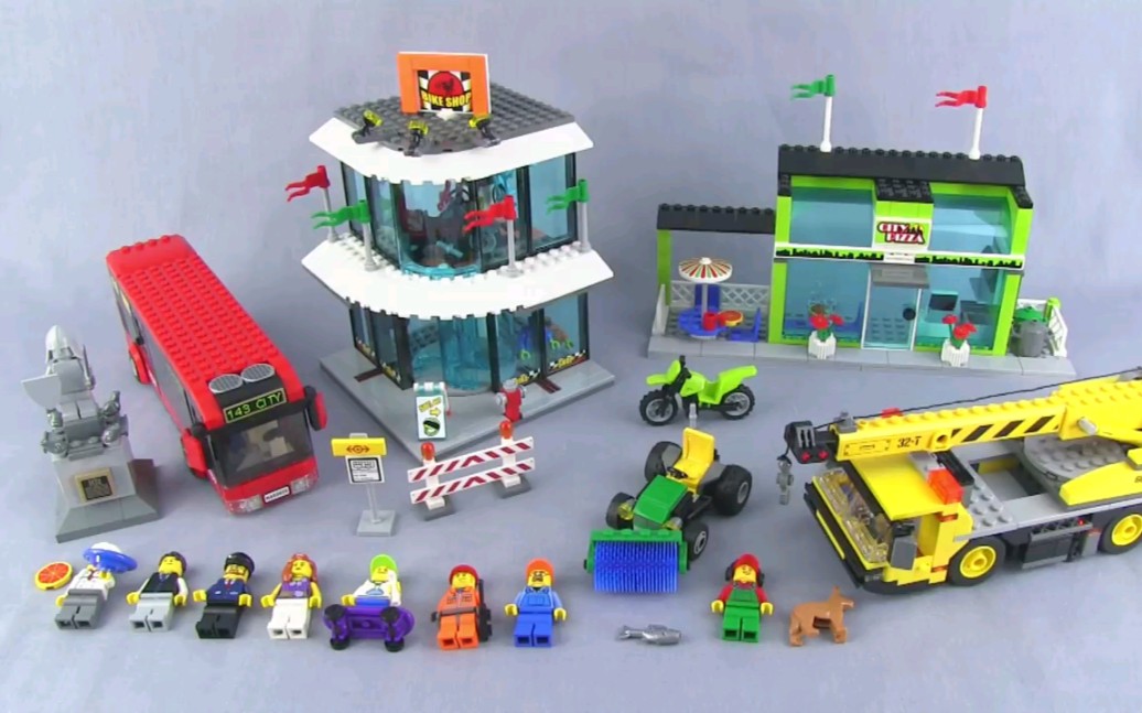 乐高60026老货评测最好的一款城市广场