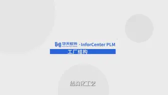 13 PLM结构化工艺管理-01工厂结构