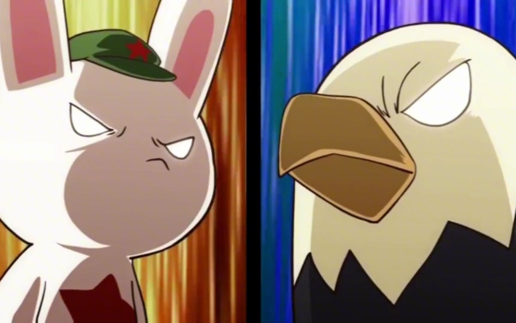 兔子和鹰酱家,一直处于相爱相杀的关系,究竟是为什么?