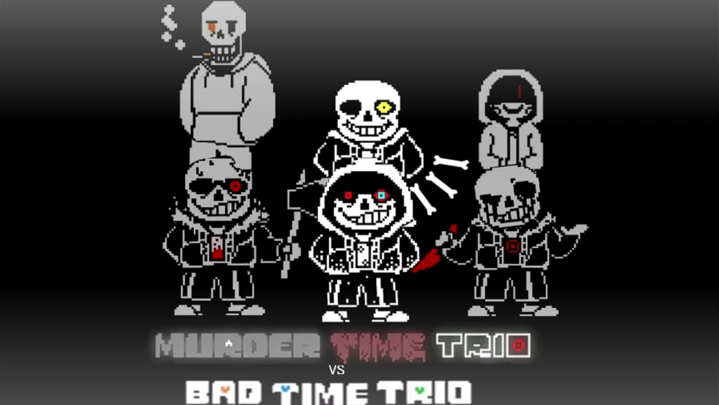 MURDER TlME TRIO VS BAD TIME TRIO[劣质动画]哔哩哔哩bilibili新人向