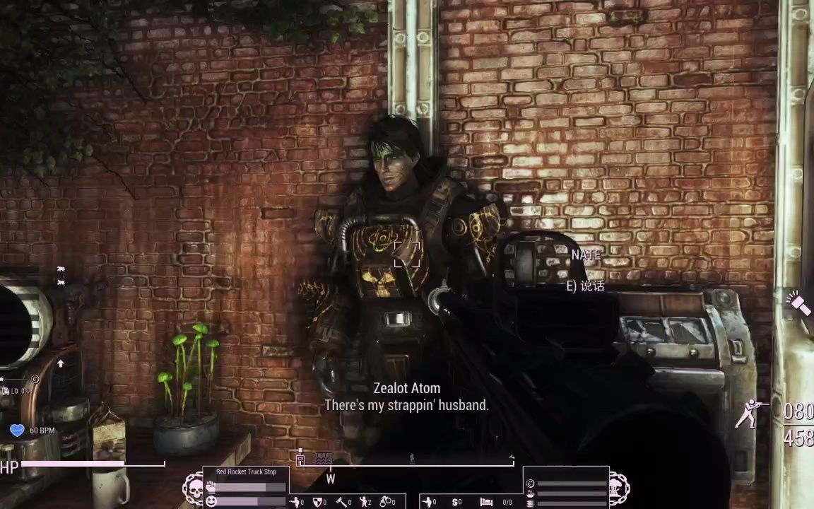 辐射4之带着原子徒与原子教老公去找克罗格