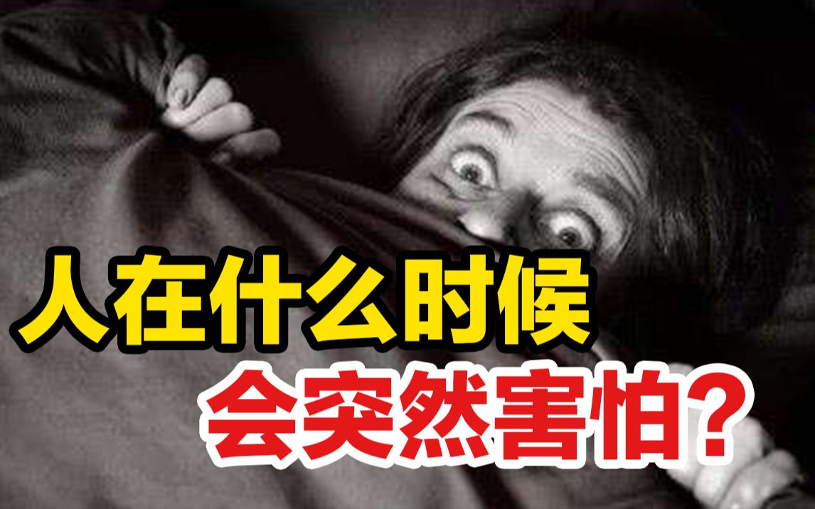 人在什么时候会突然害怕? 3个实验揭秘恐惧真相!哔哩哔哩bilibili