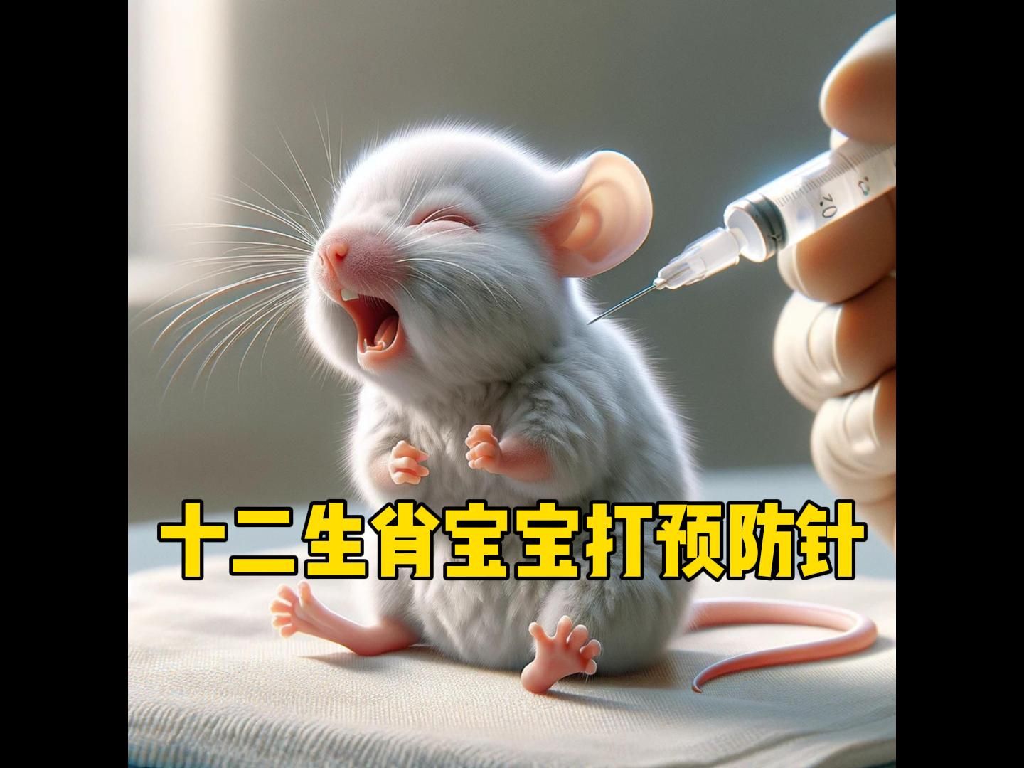 十二生肖宝宝打预防针，要被笑死了哈哈哈哈～