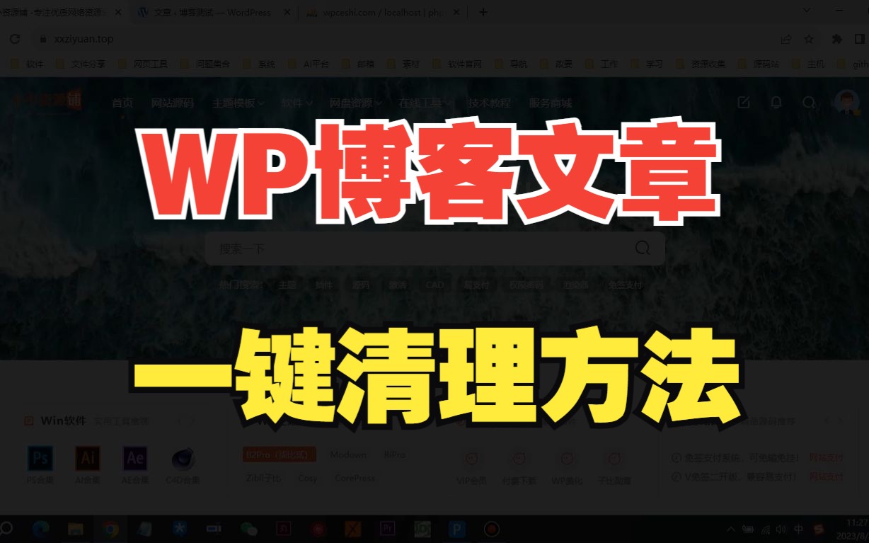 WordPress博客文章一键清理的方法哔哩哔哩bilibili