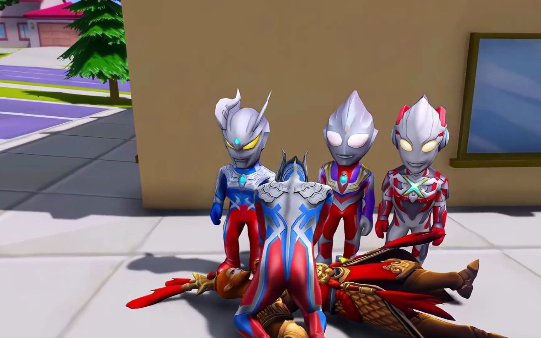 小赛罗被毒液抓走,孙悟空穿越光之国大战毒液!