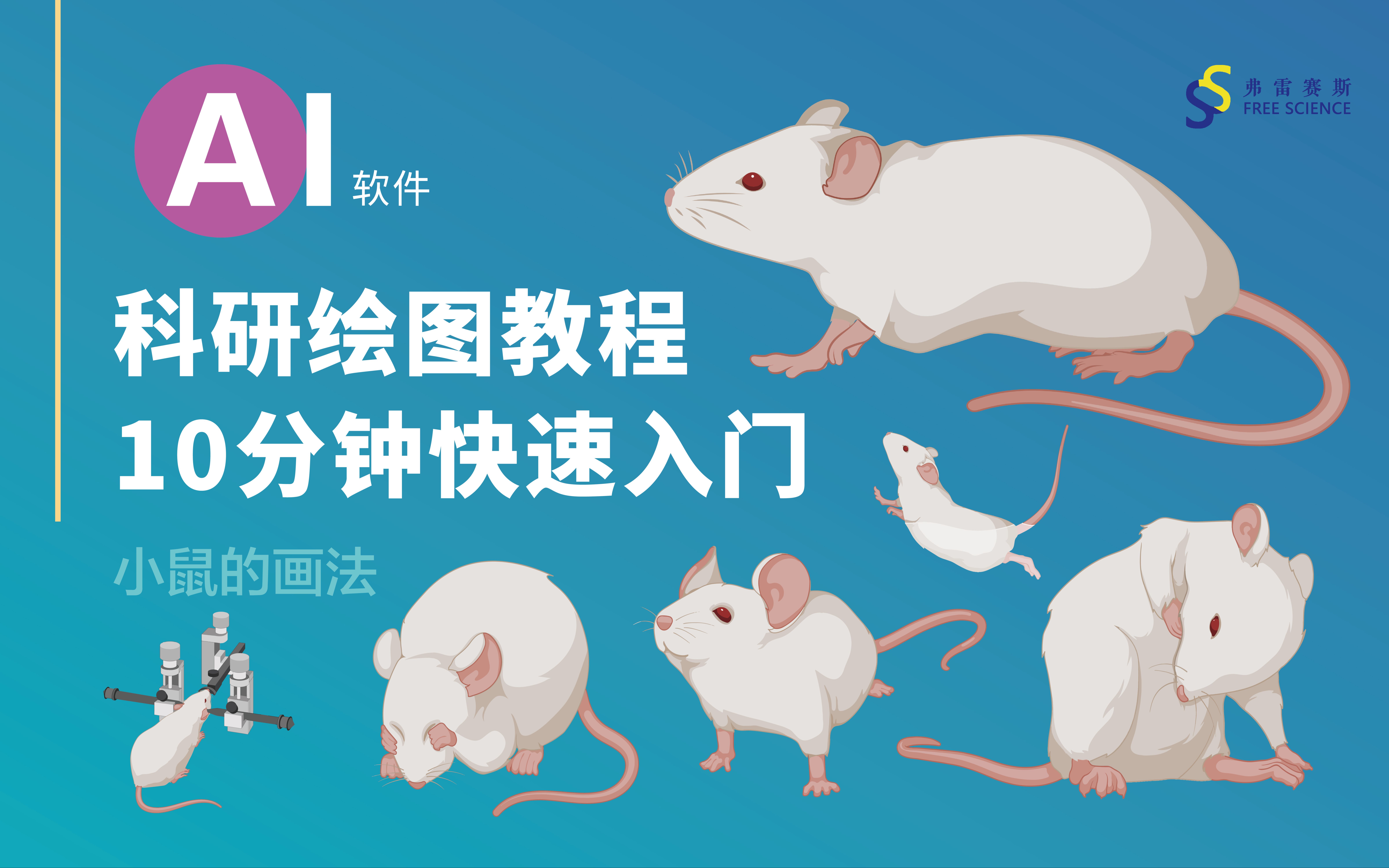 科研绘图ai教程-小白鼠画法 全程干货!_哔哩哔哩_bilibili