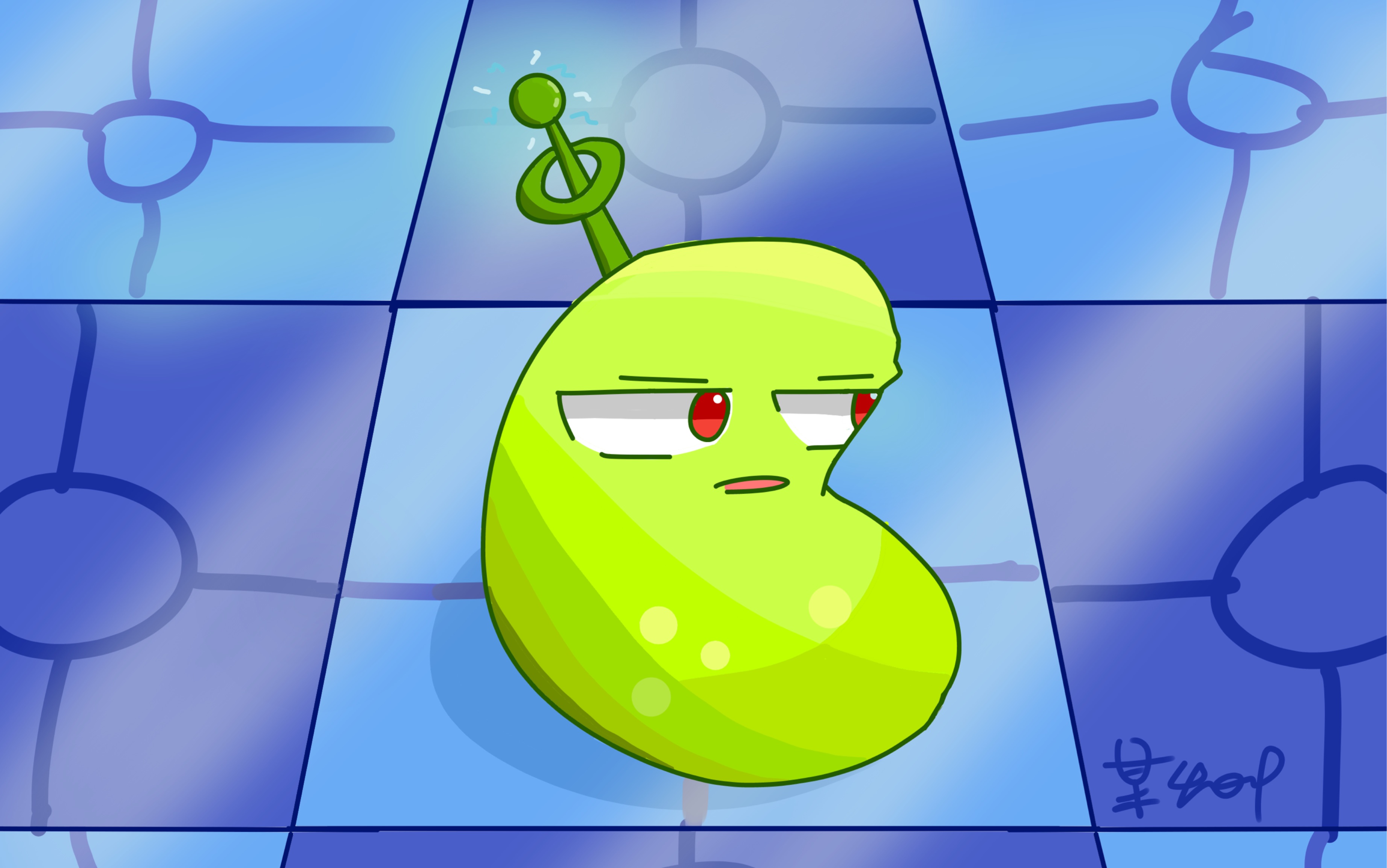 【pvz指绘】激光豆