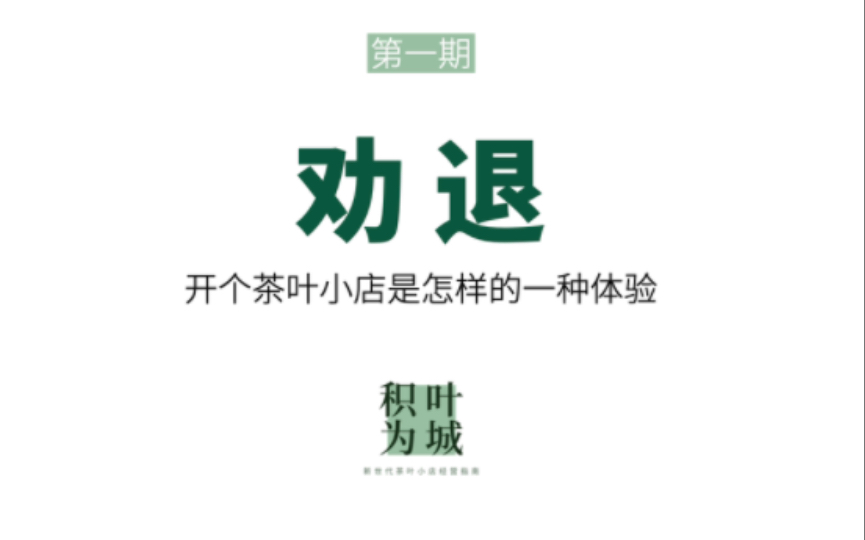 【积叶为城1】详解茶叶店的难点与工作感受哔哩哔哩bilibili