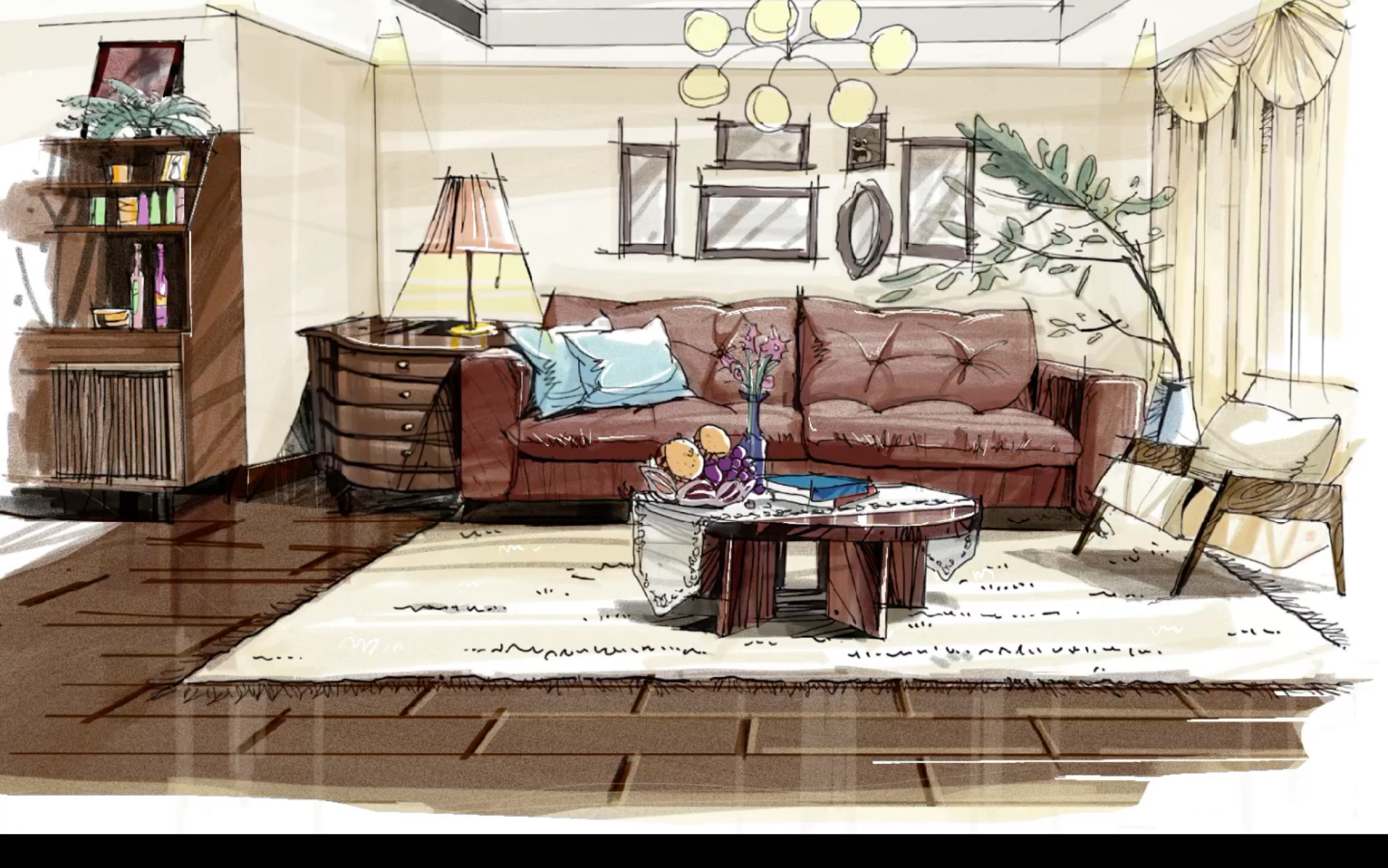 【procreate】ipad室内手绘作业