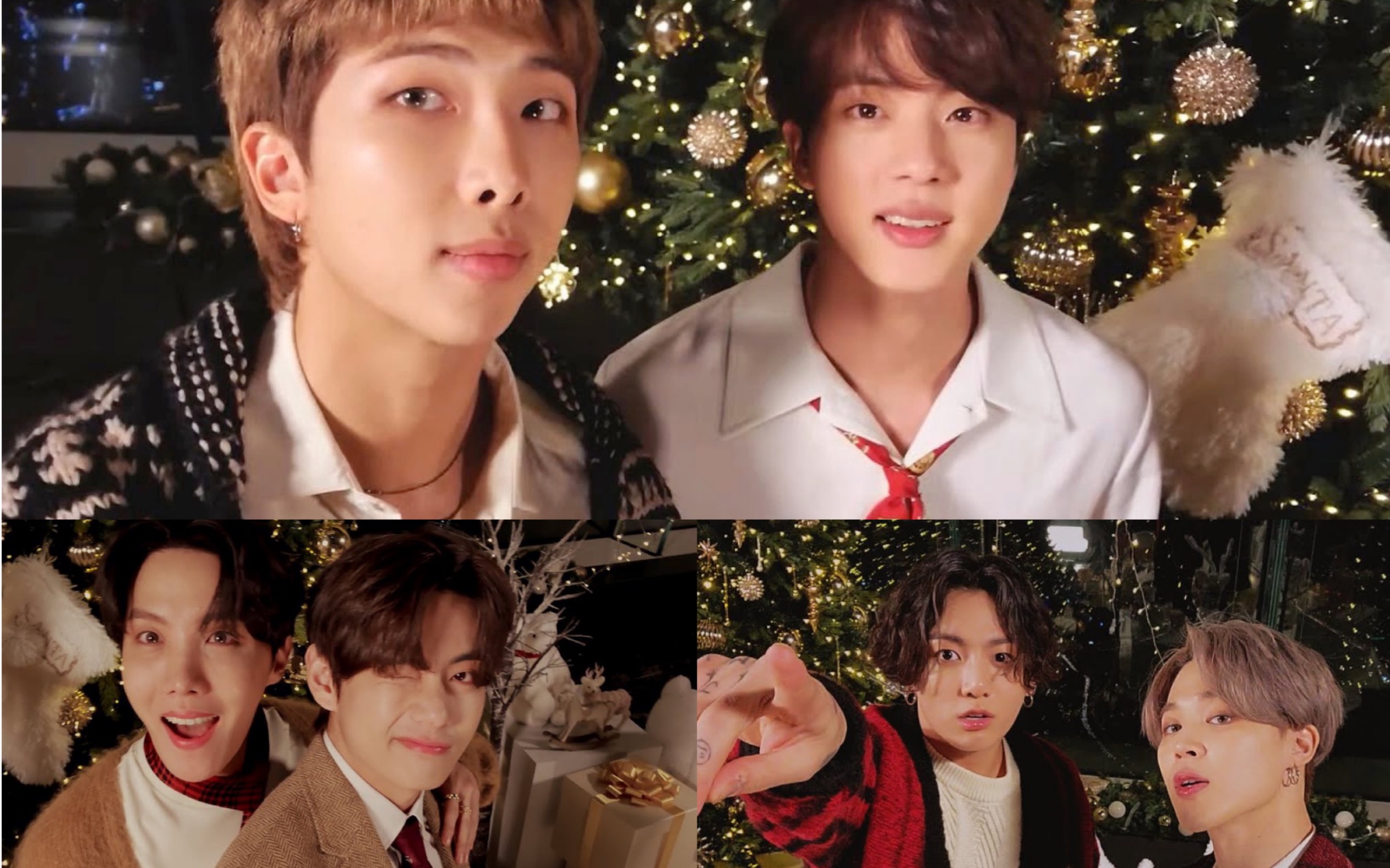 bts : 201218 圣诞版《dynamite》油管更新_哔哩哔哩_bilibili