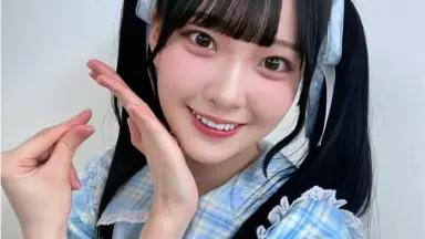 ホールツアー2024ファイナル生写真 山田杏佳 チュウ直筆　ホルダー付き 山田杏佳 直筆 ニアジョイ ≒JOY 生写真 チュウ 体育館ディスコ