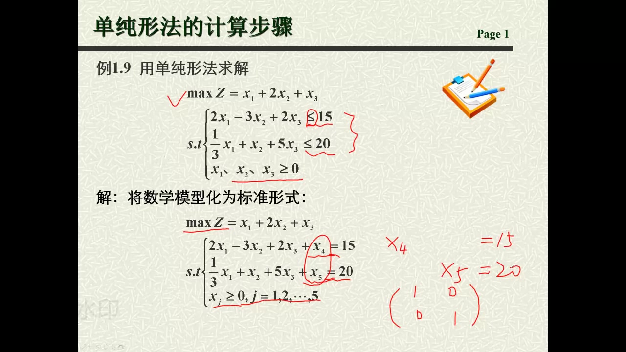 [图]【运筹学】单纯形法（习题讲解）