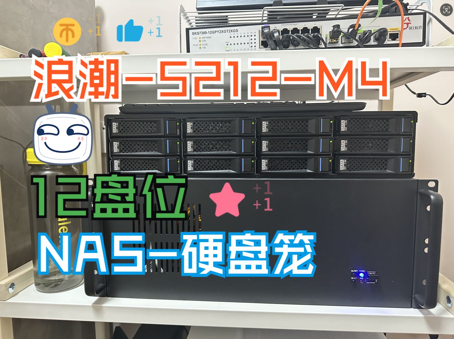 NAS硬盘笼-12盘位-浪潮5212-M4-使用感受