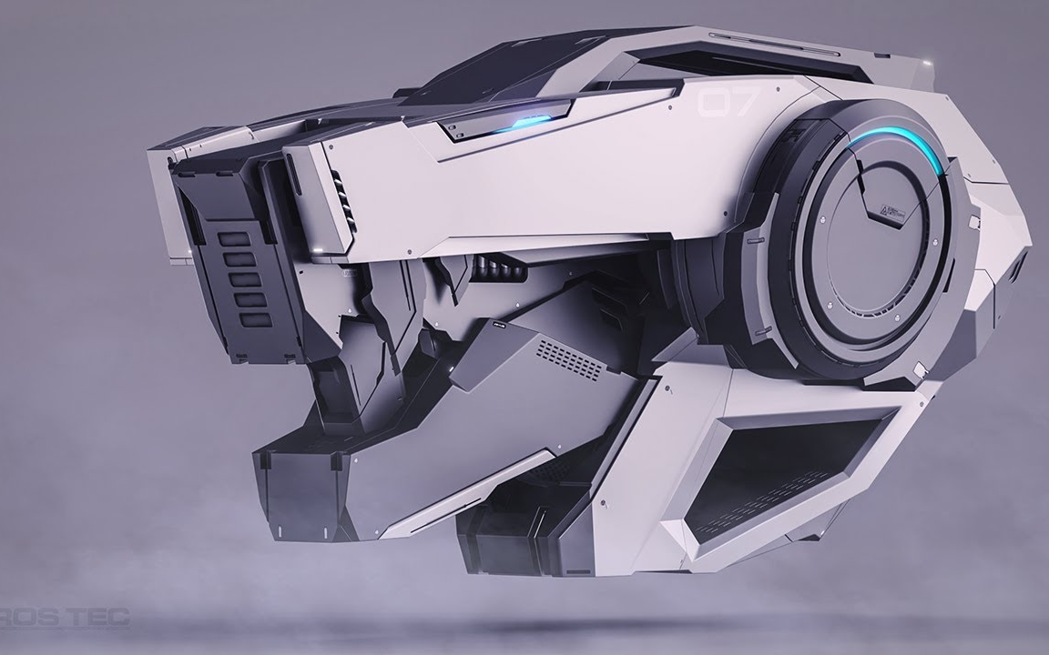 blender 硬表面基本功 ,一个科幻机器练习