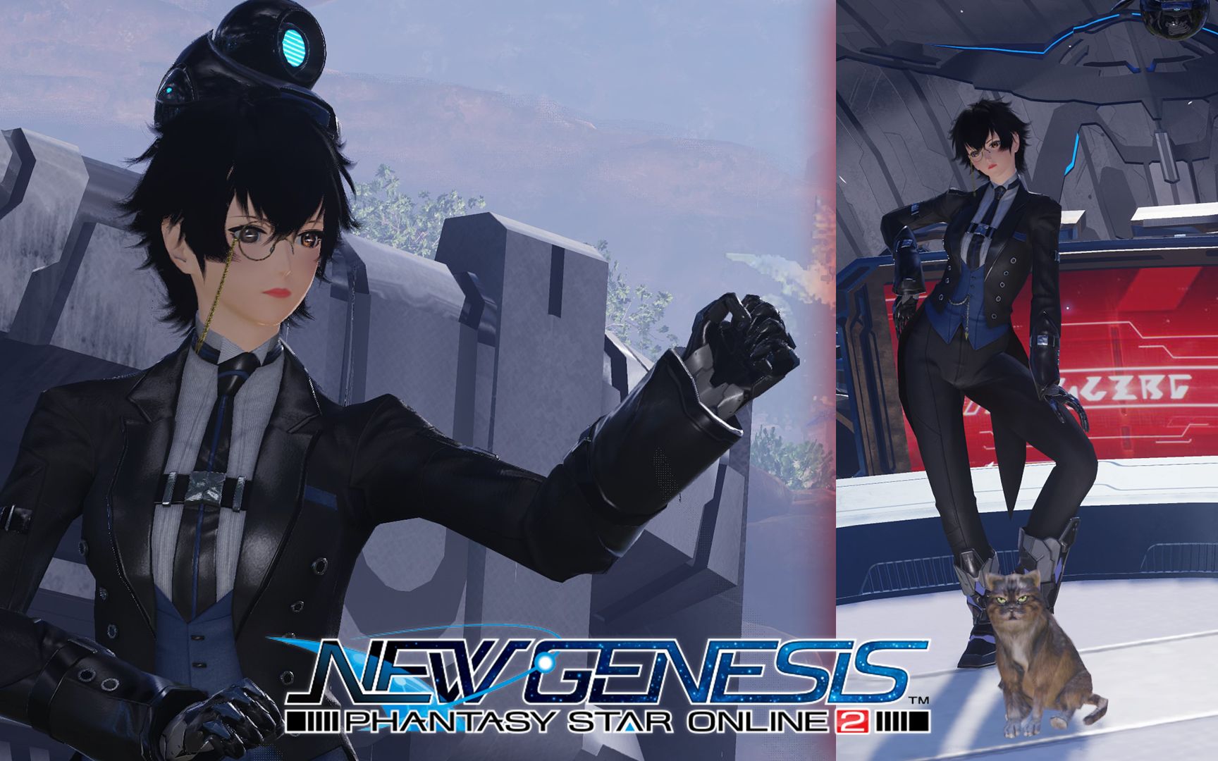 [图]PSO2NGS：女仆长-成为女仆长之前时的男装丽人又或者是-