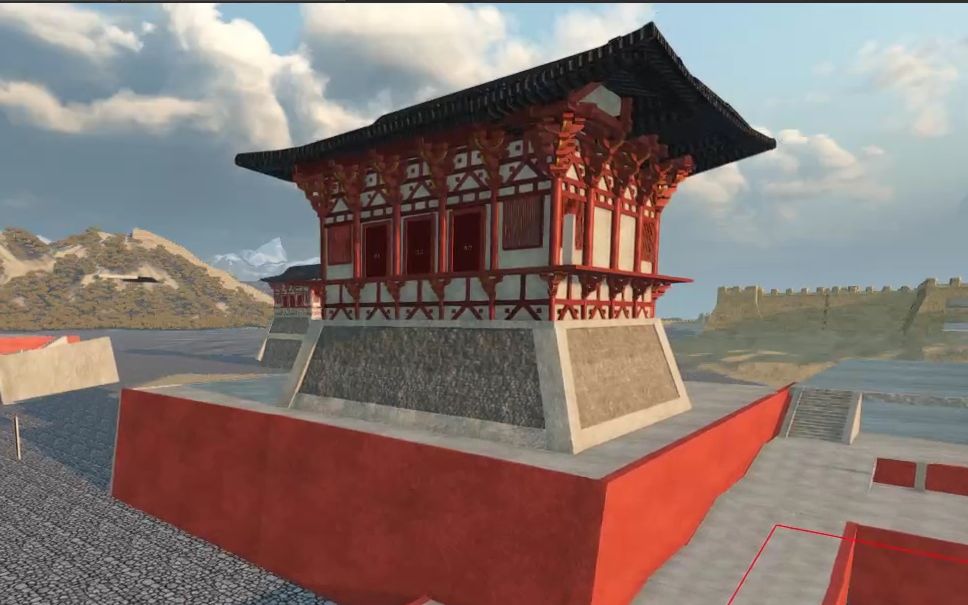 在游戏里复原唐代大明宫!建筑工地预览!骑砍2自制mod