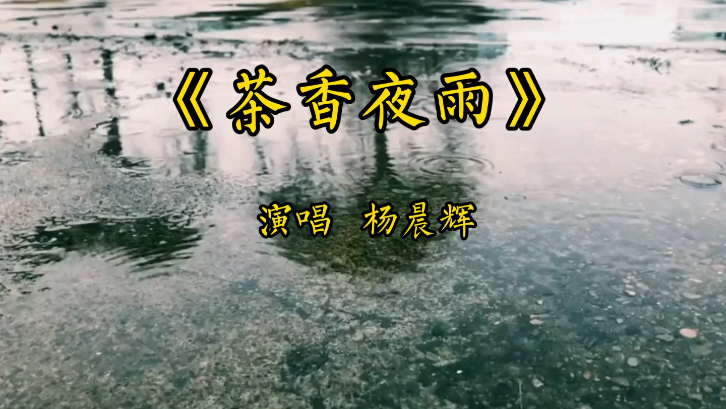 《茶香夜雨》#演唱 杨晨辉哔哩哔哩bilibili