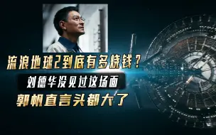 Video herunterladen: 流浪地球2到底有多烧钱？刘德华没见过这场面，郭帆直言头都大了