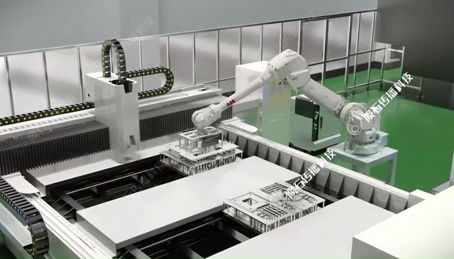 数字化转型先锋,自动化生产线三维动画,展现智能工厂的魅力!