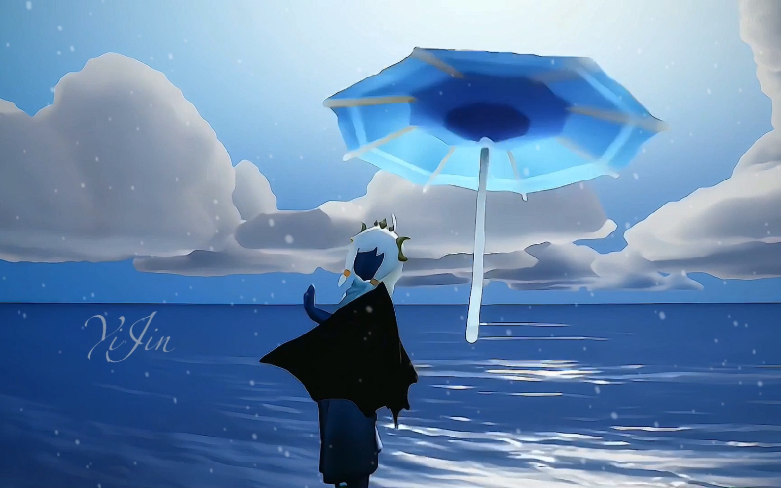 【光遇国际服/书虫】闲来无事,转个伞罢