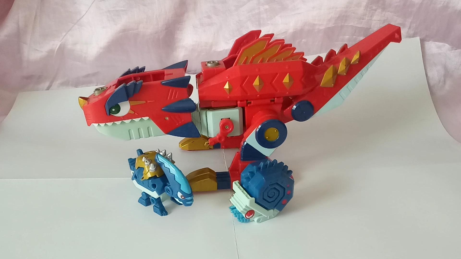 【伊人制作】万代keybots钥匙机器人二代完结-ex超级烈焰战龙兽_哔哩