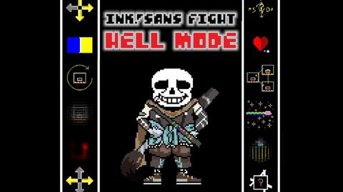 Ink!sans戦 Ver0.39 Phase2+HELL MODE (Phase2 Update) 