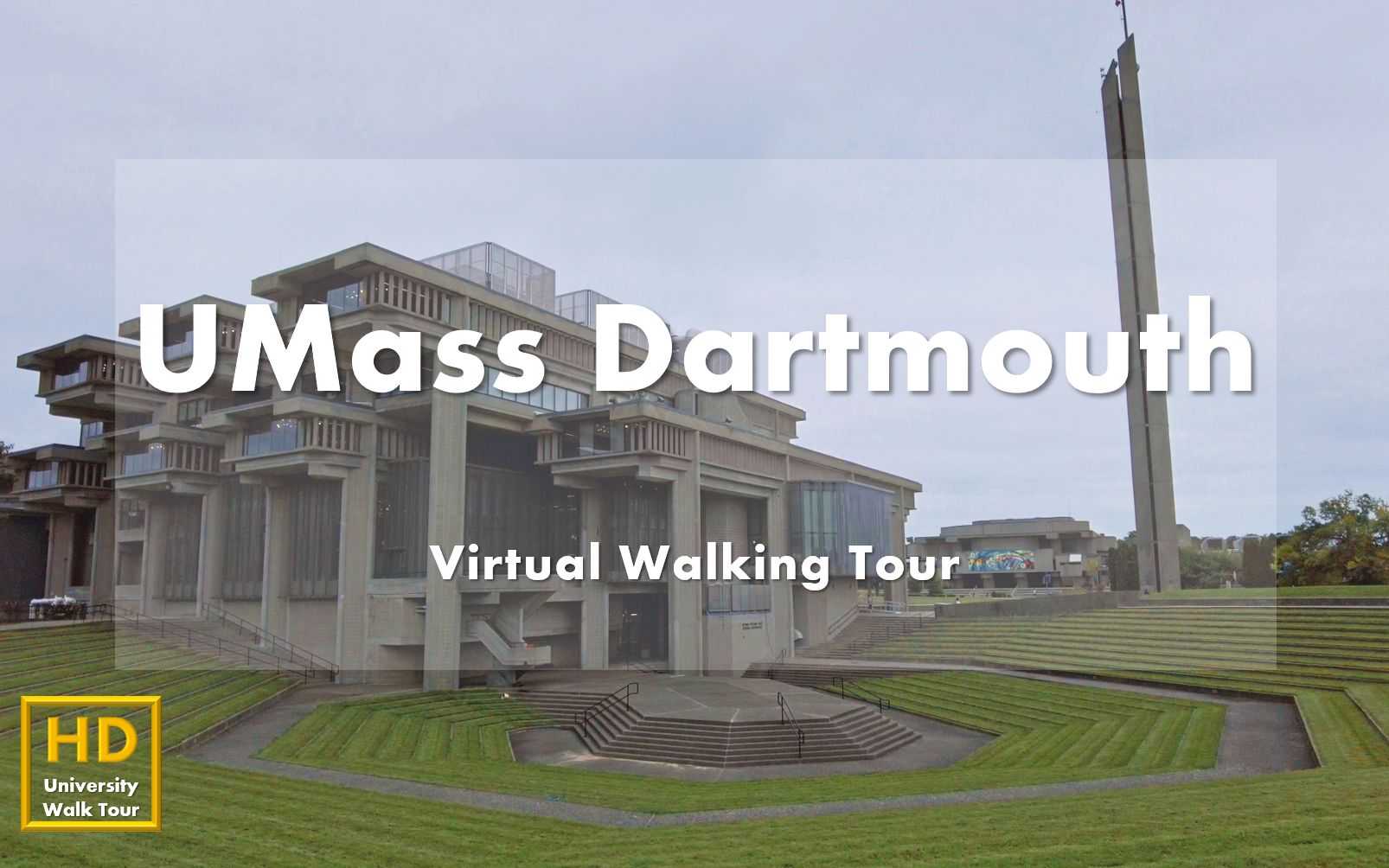 马萨诸塞大学达特茅斯分校  校园漫步  UMass Dartmouth Virtual Walking Tour|USA哔哩哔哩bilibili