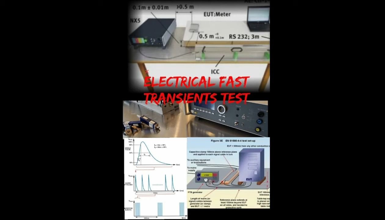 EMC标准IEC 6100044中的电快速瞬变脉冲群抗扰度测试(EFT)简介哔哩哔哩bilibili