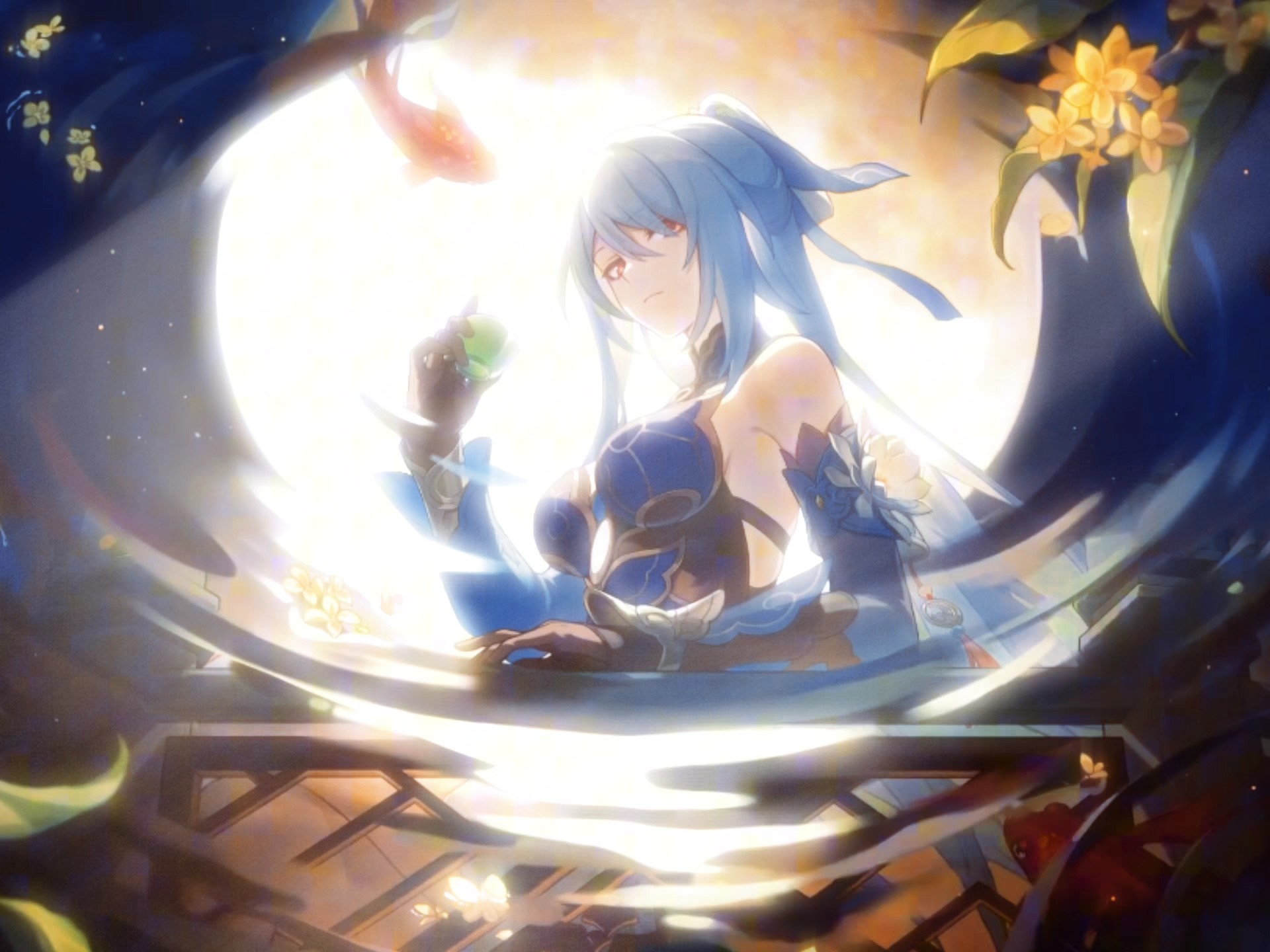 镜流祝福大家中秋快乐