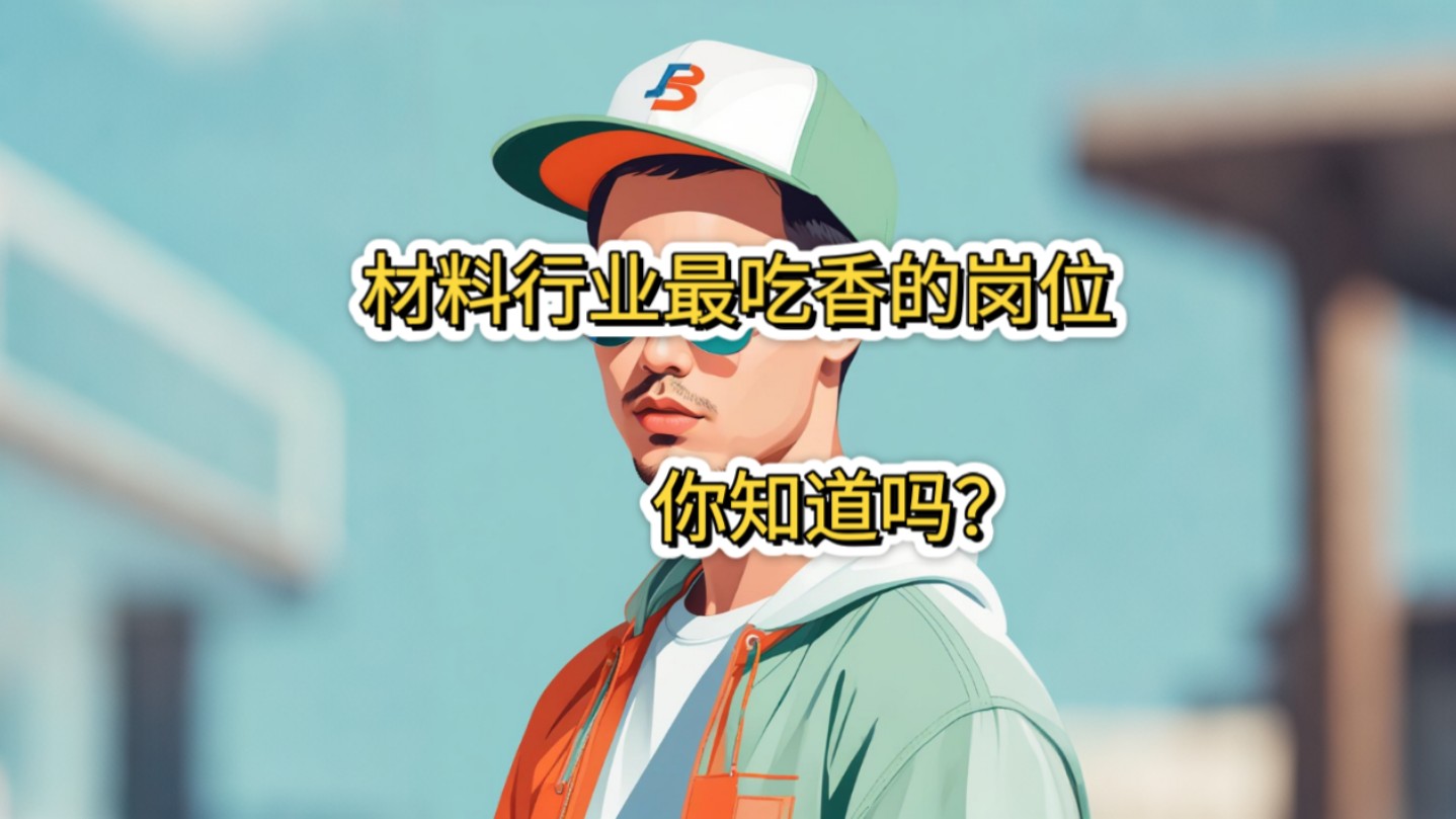 材料行业最吃香的岗位是什么呢?哔哩哔哩bilibili